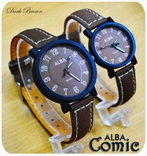 Alba comic dark brown